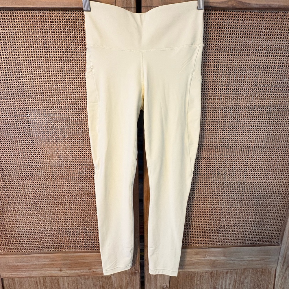 Athleta Interval Women's Yellow Leggings